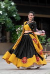 Awy 7066 Yellow Navratri Tradition Lehenga Choli manufacturers